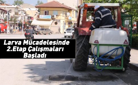 Larva Mücadelesinde 2. Etap Çalışmaları Başladı