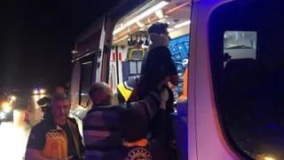 Lastiği patlayan otomobil kaza yaptı: 1 yaralı
