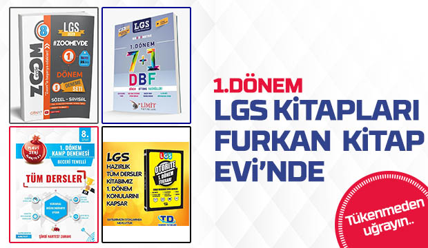 LGS Kitapları Furkan Kitap Evinde