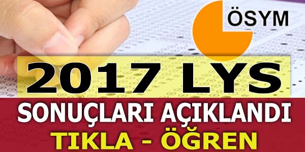 LYS Sonuçları Açıklandı