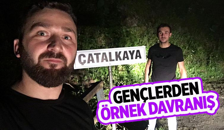 Mahalle girişine tabela diktiler