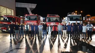 Manisa'daki yangın için Sakarya itfaiyesinden destek