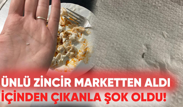 Mantının içinden çıkan şok etti