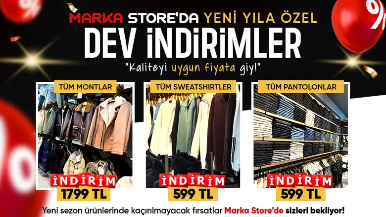 Marka Store Akyazı’da Yılın En Büyük İndirimi Başladı! Marka Store’da Fırsat Zamanı