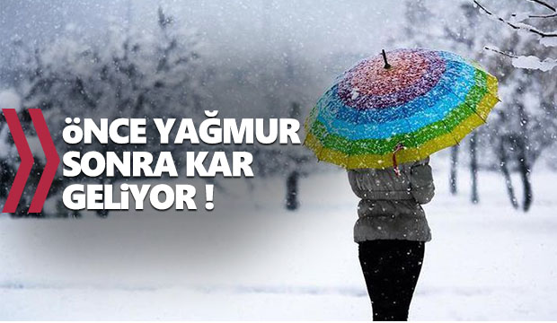 Marmara'ya yağmur ve kar uyarısı