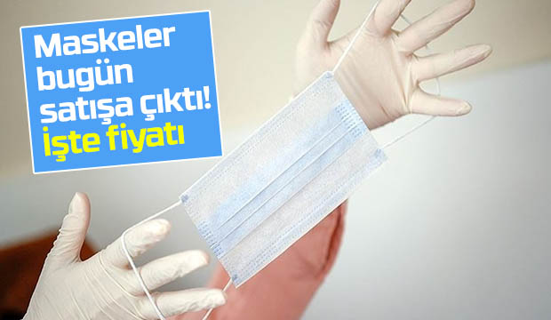Maske satışı başladı
