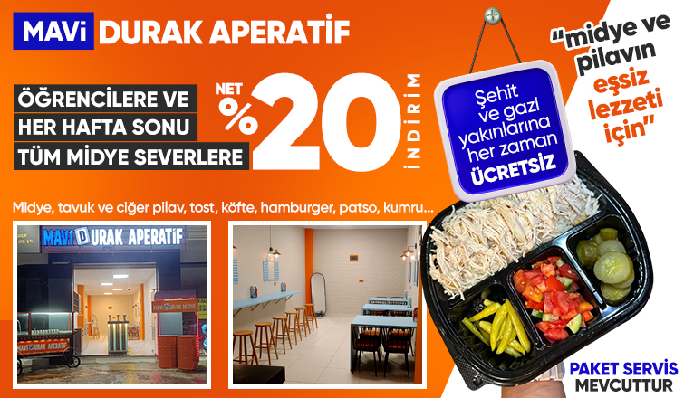 Mavi Durak Aperatif: Lezzetin Yeni Adresi Akyazı'da Hizmete Açıldı!