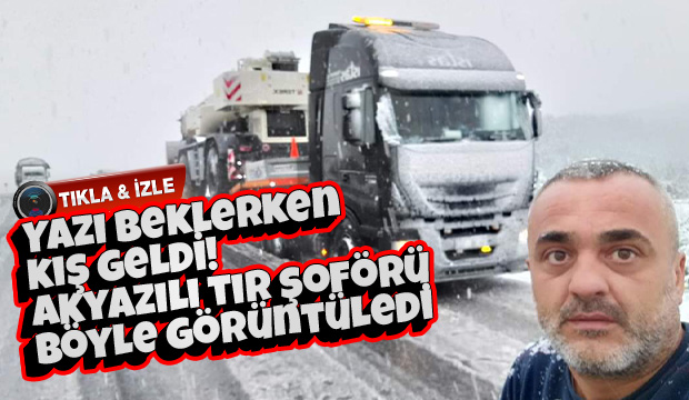 Mayıs sonunda kar sürprizi!