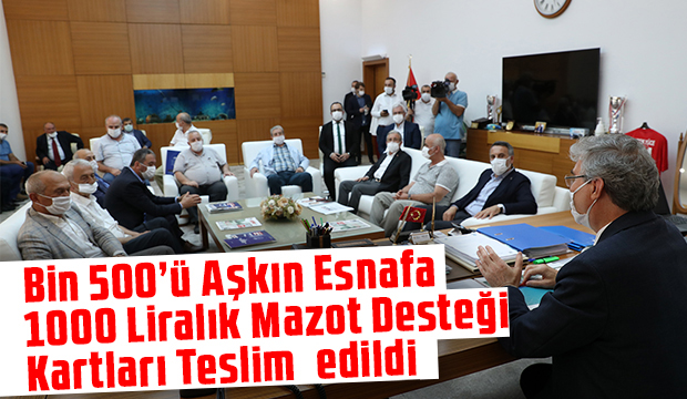 Mazot destekleri dağıtıldı