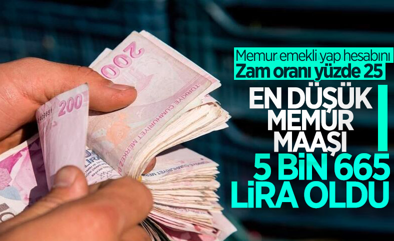 Memur ve emeklinin zam oranı belli oldu