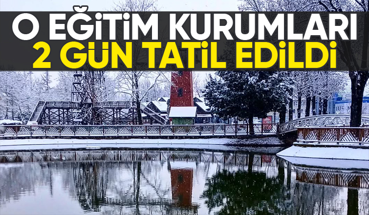 Mesleki eğitim merkezlerinde kurslara kar tatili