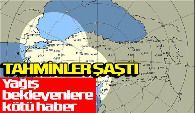 Meteoroloji Sakarya için tahmin değiştirdi, yağış yok!