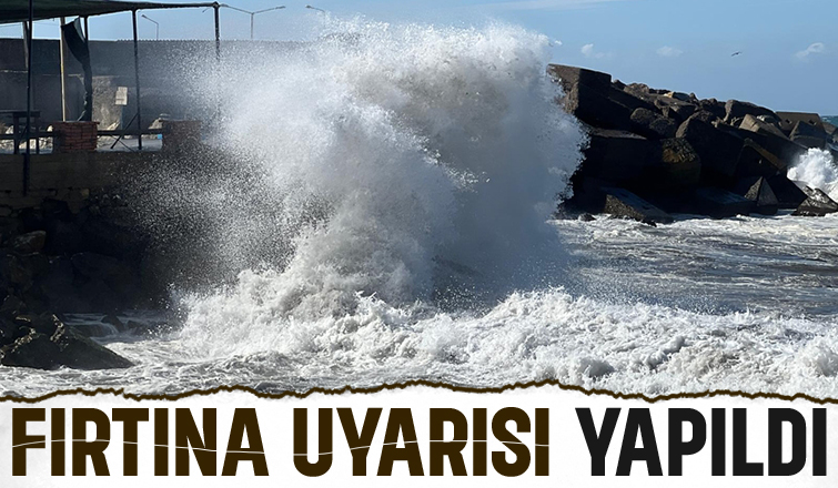 Meteorolojiden fırtına uyarısı