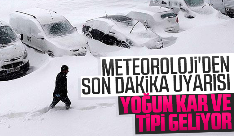 Meteorolojiden uyarı üstüne uyarı