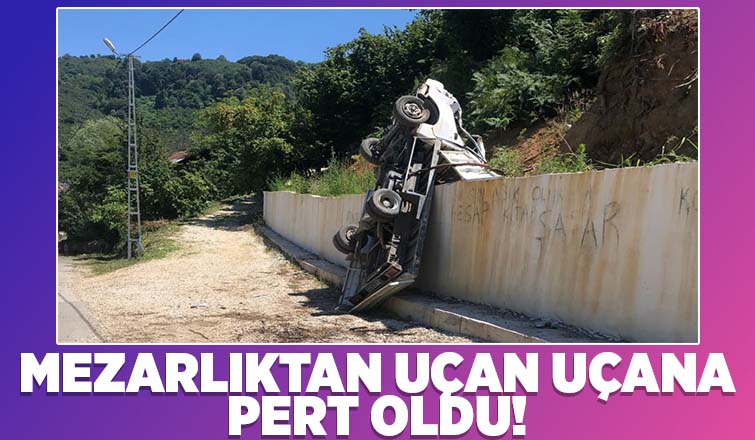 Mezarlıkta korku dolu anlar