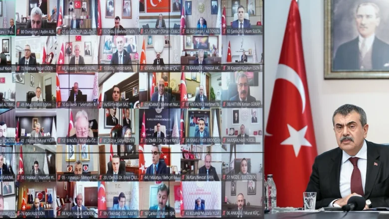 Milli Eğitim Bakanı'ndan 81 il milli eğitim müdürüyle kritik toplantı