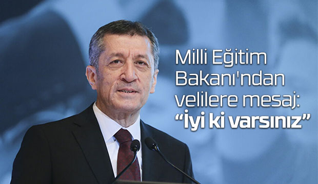 Milli Eğitim Bakanından velilere mesaj