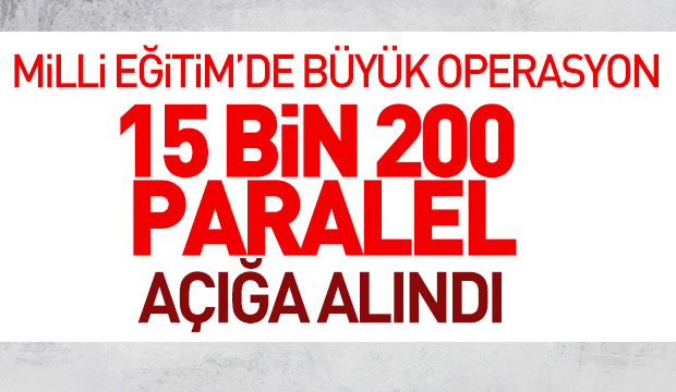 Milli Eğitimde büyük operasyon