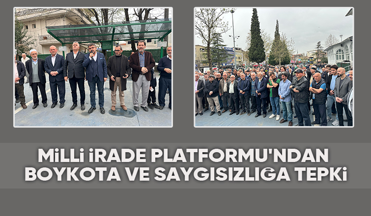 Milli İrade Platformu'ndan sert tepki