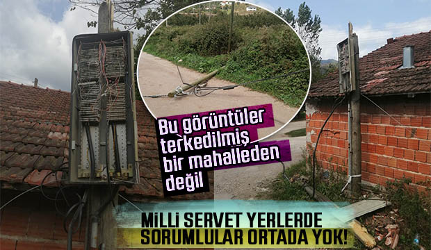 Milli servet kaderine terk edildi mahalleli isyanda