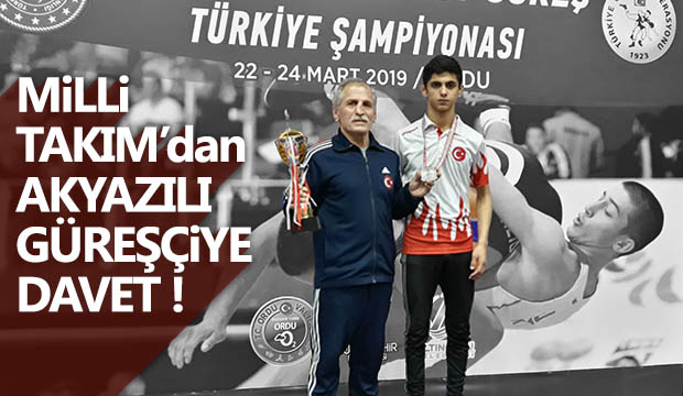 Milli Takımdan Akyazılı Güreşçiye Davet 
