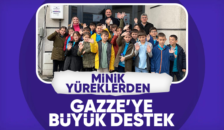 Minik Yüreklerden Gazze’ye Destek 