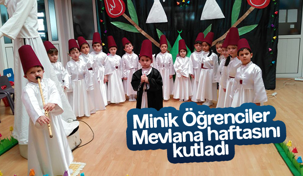 Miniklerden Mevlana Haftası Etkinliği