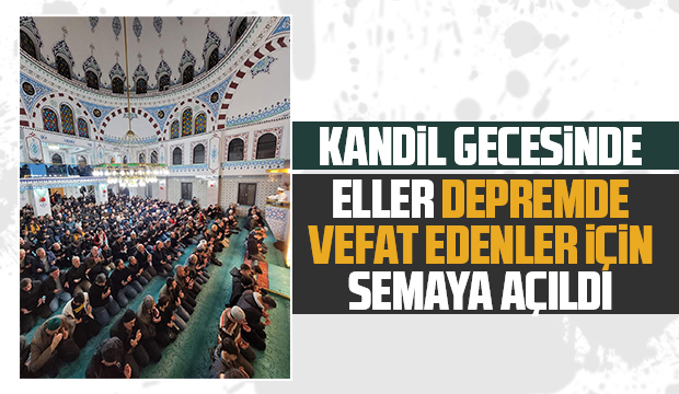 Miraç Kandili dualar ile idrak edildi