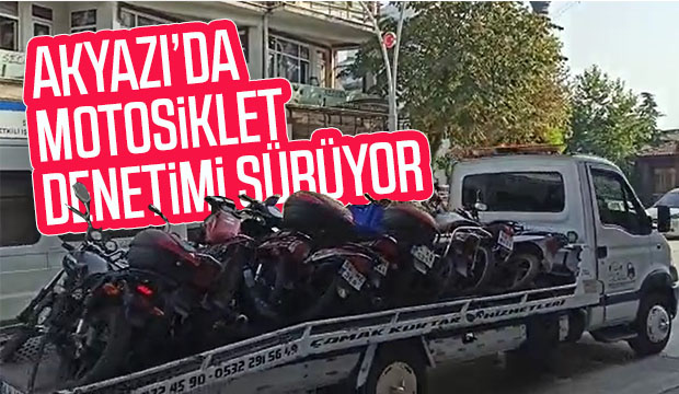 Motosiklet denetimleri sürüyor