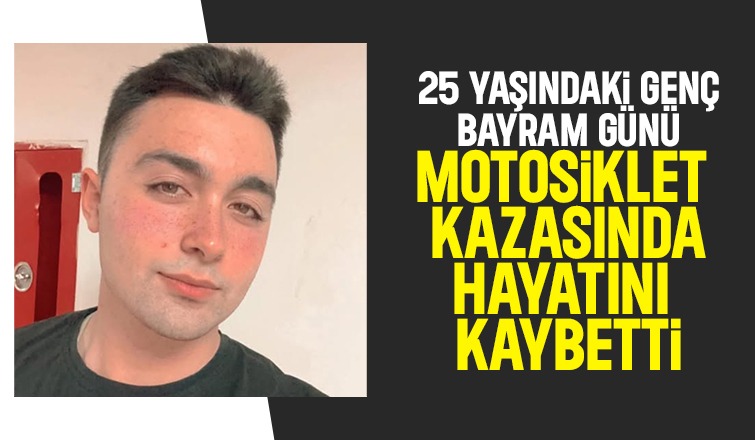 Motosiklet kazası genç Yusuf'u hayattan kopardı