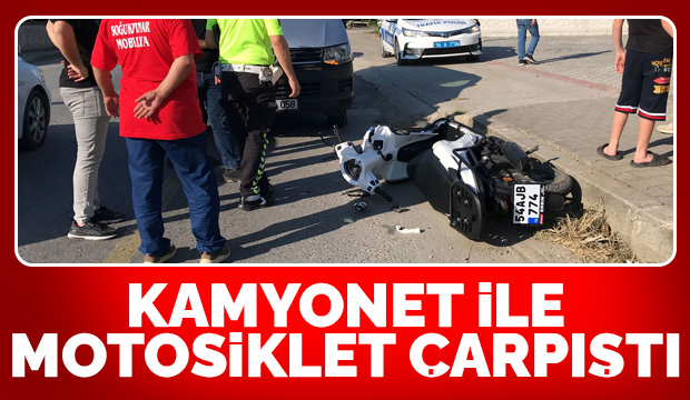 Motosikletli ölümden döndü