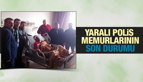 Muhtarlar Yaralı Polisleri Ziyaret Ettiler