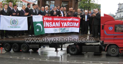 26 ton İnsani Yardımı Pakistana Gönderdik