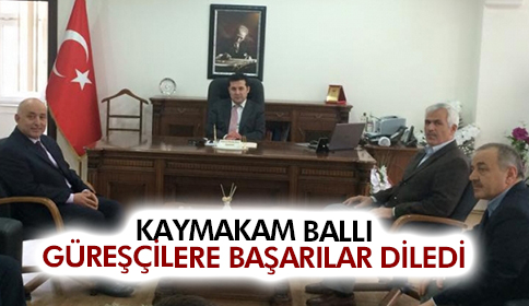 Kaymakam Bı Güreçcilere Başarılar Diledi