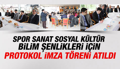 Akyazı Belediyesi Spor Sanat Sosyal Kültür Bilim Şenlikleri İçin Protokol İmza Töreni Atıldı