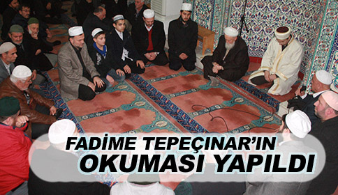 Fadime Tepeçınar’ın Üçüncü gece Okuması Yapıldı