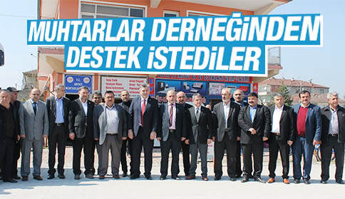 MHP Milletvekilli Muhtarlar Derneğinden Destek İstediler