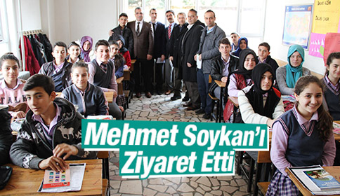 Başkan Hasan Akcan Mehmet Soykan’ı Ziyaret Etti