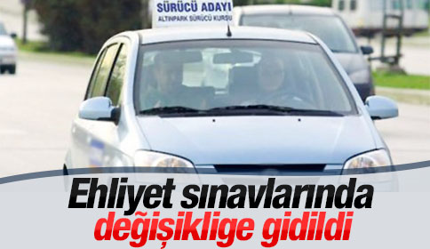 Ehliyet Sınavlarında Değişikliğe Gidildi