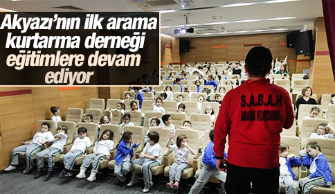 Akyazı’nın İlk Arama Kurtarma Derneği Eğitimlere Devam Ediyor 