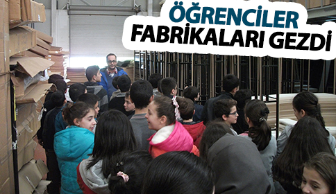 Öğrenciler Fabrikaları Gezdi