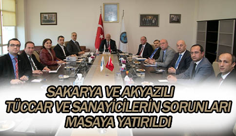 Satso’da Tüccar Ve Sanayicilerin Sorunları İle İlgili Toplantı yapıldı.