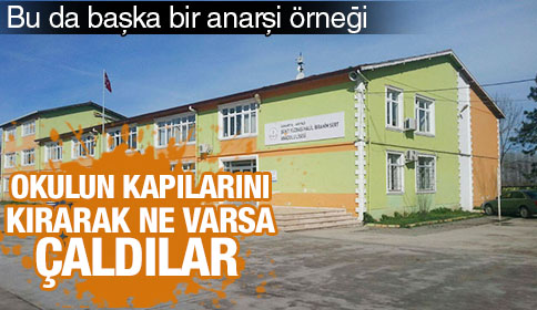 Akyazı Şehit Halil İbrahim Sert Lisesine Hırsızlar Girdi