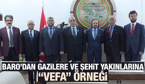 Baro’dan Gazilere ve Şehit Yakınlarına “Vefa” Örneği