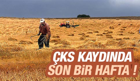 ÇKS Kaydında Son Bir Hafta