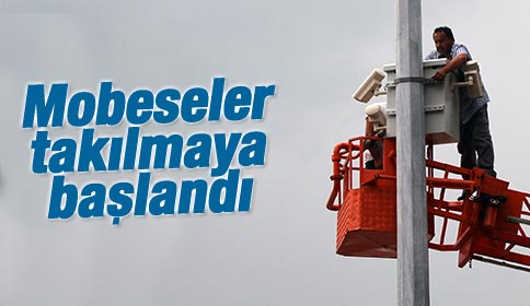 Akyazı’ya Mobese Kameraları Takılmaya Başlandı