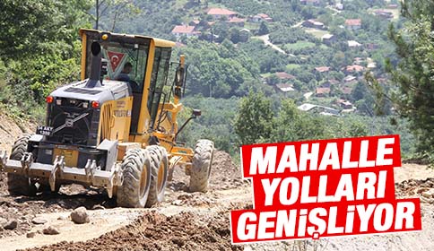Akyazı’da Mahe Yolları Genişliyor Güzelleşiyor