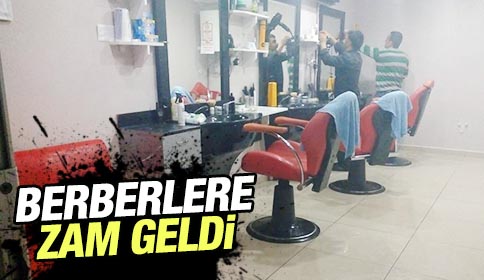 Erkek Berberlerine Zam Geldi