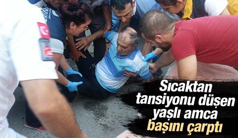 Bisikletinden Düşen Şahıs Başından Yaralandı