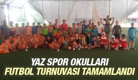 Yaz Spor Okulları Futbol Turnuvası Tamamlandı